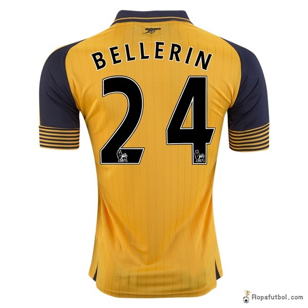 Camiseta Arsenal Replica Segunda Ropa Bellerin 2016/17 Amarillo